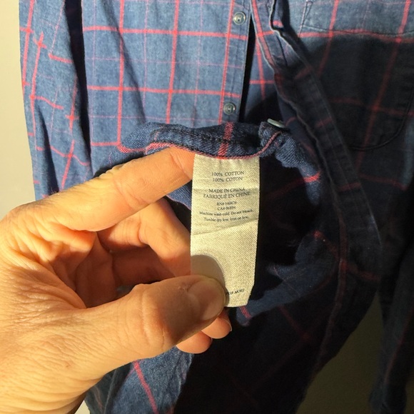 Faherty Ventura Windowpane Shirt Men’s Size Medium - Picture 5 of 5